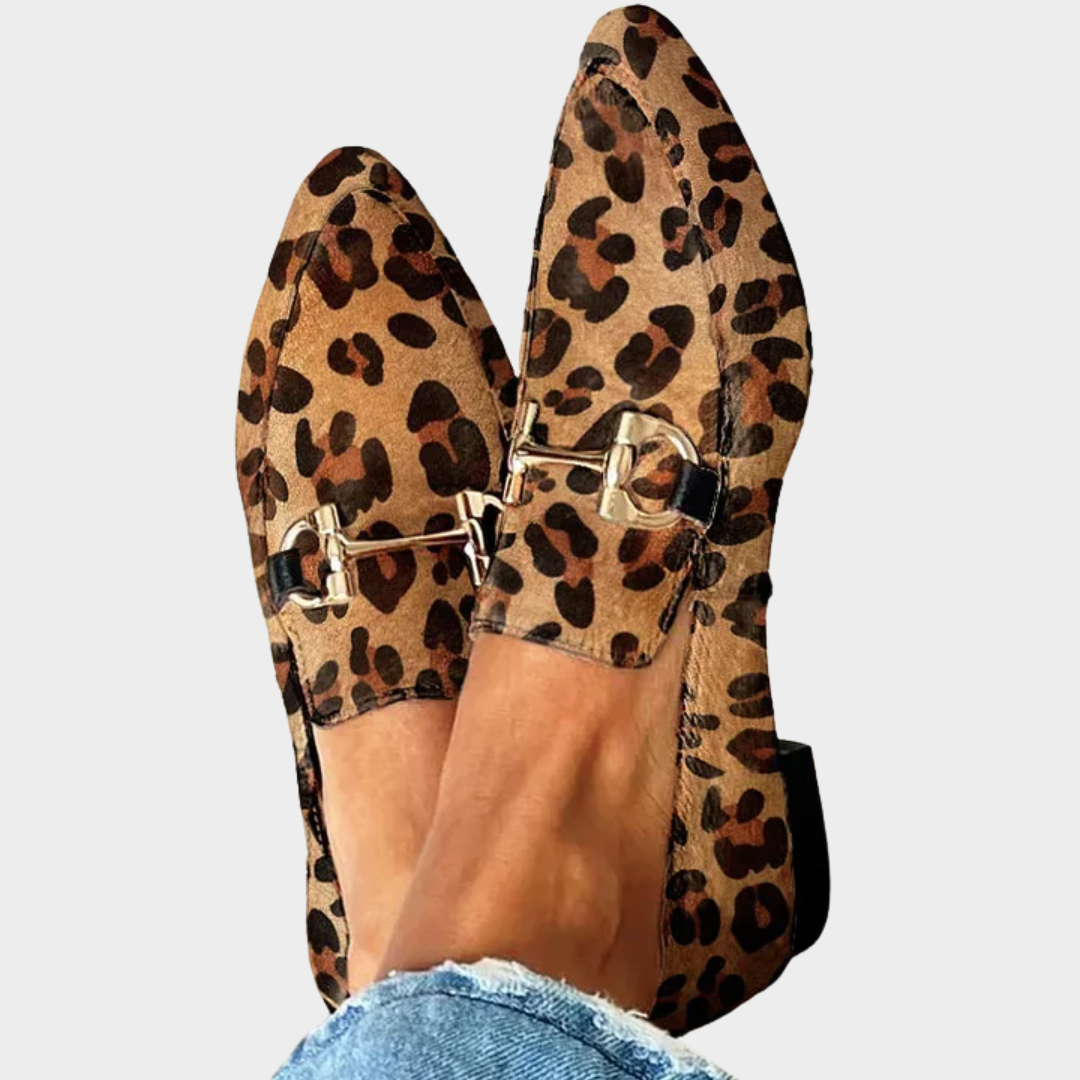 Gia | Mocassins Élégants Léopard